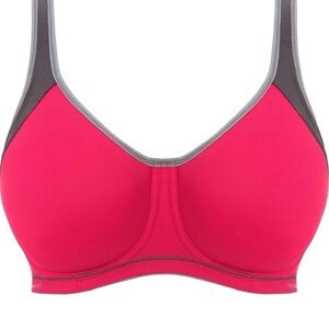 Freya Vibrant Hot Crimson Sports Bra UK SZ 36DD